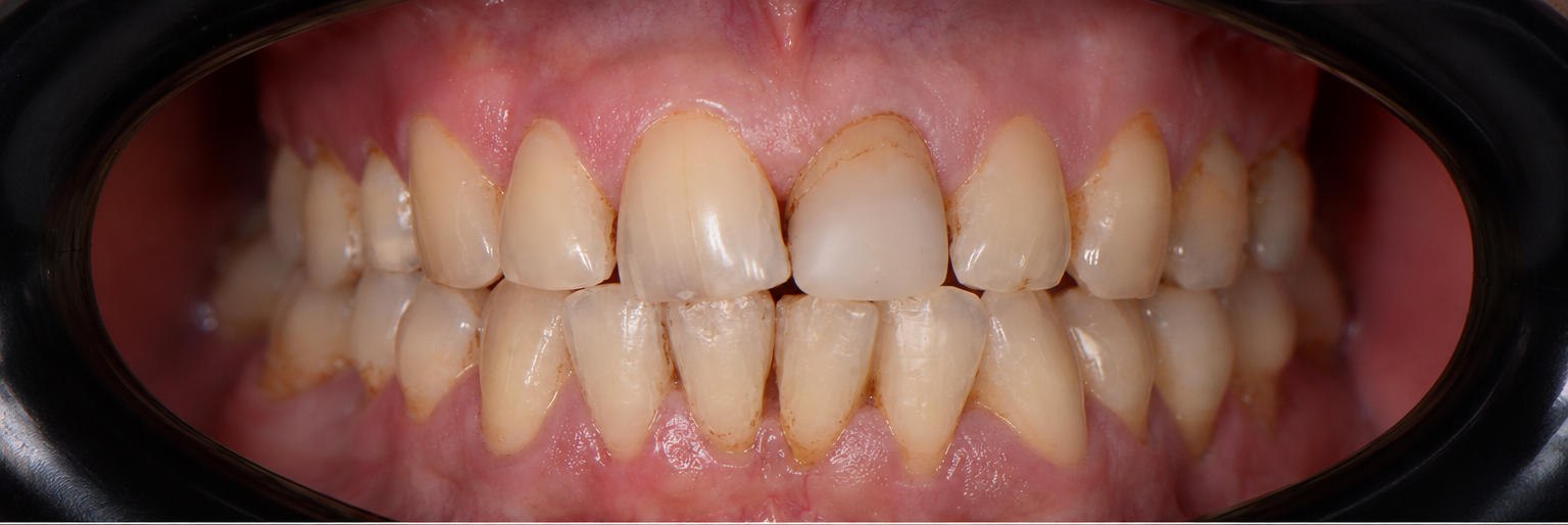 ESTETYKA UŚMIECHU PRZED - PRZYPADEK 2 ESTETYKA UŚMIECHU PRZED - PRZYPADEK 2